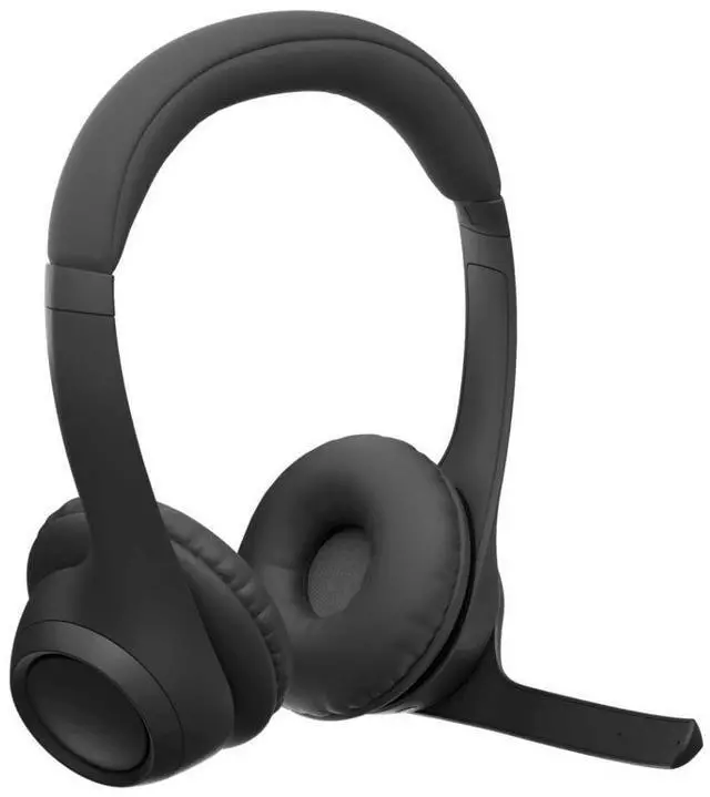 Alt view image 13 of 15 - Logitech Zone 300 Wireless Bluetooth Headset With Noise-Canceling Microphone, Compatible with Windows, Mac, Chrome, Linux, iOS, iPadOS, Android - Black