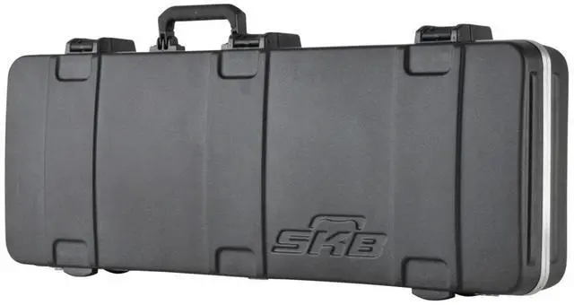 Alt view image 8 of 13 - SKB Rectangular Hardshell Case for Stratocaster and Telecaster Shaped Guitars
