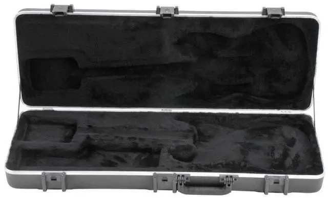 Alt view image 10 of 13 - SKB Rectangular Hardshell Case for Stratocaster and Telecaster Shaped Guitars