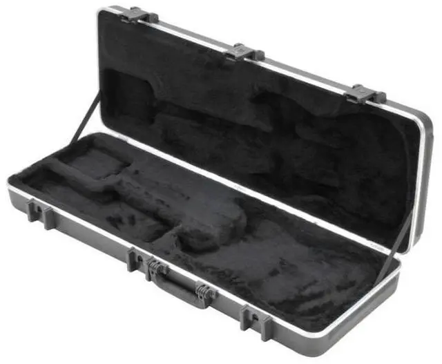 Alt view image 11 of 13 - SKB Rectangular Hardshell Case for Stratocaster and Telecaster Shaped Guitars