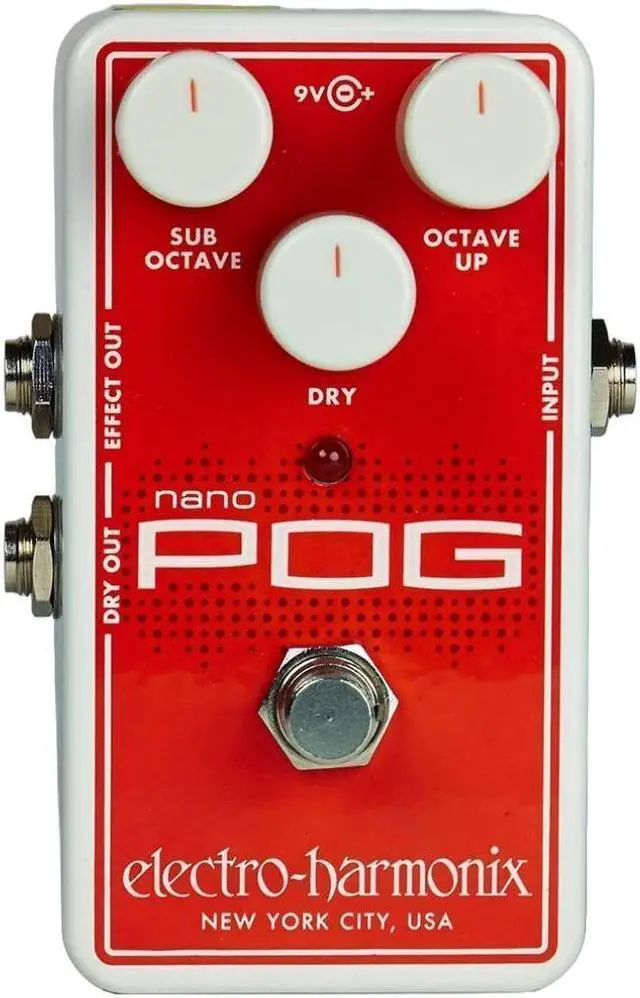 Alt view image 18 of 20 - Electro-Harmonix Nano POG Polyphonic Octave Generator Guitar Effects Pedal