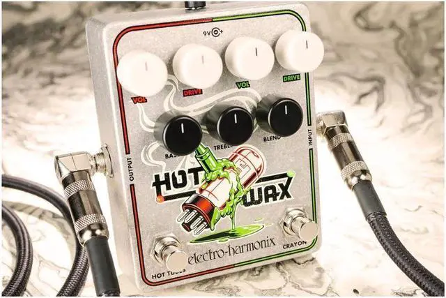 Alt view image 8 of 8 - Electro-Harmonix Hot Wax Dual Overdrive Guitar Effects Pedal