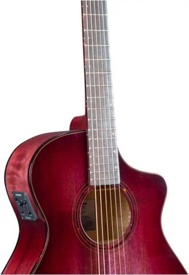 Alt view image 7 of 7 - Breedlove Pursuit Exotic S 6-String Acoustic Electric Guitar (Pinot Burst)