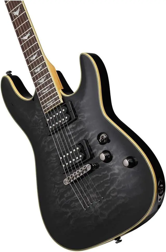 Alt view image 2 of 6 - Schecter Omen Extreme 6-String Electric Guitar (See-Thru Black)