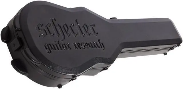 Alt view image 3 of 7 - Schecter Solo-II Custom 6-String Electric Guitar (Trans Black Satin) with Case
