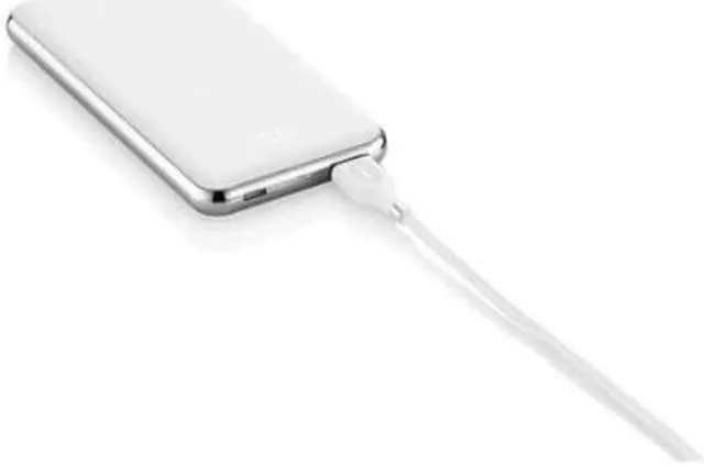 Alt view image 3 of 6 - Ubio Labs Silhouette 6,000mAh Portable Power Bank (White)