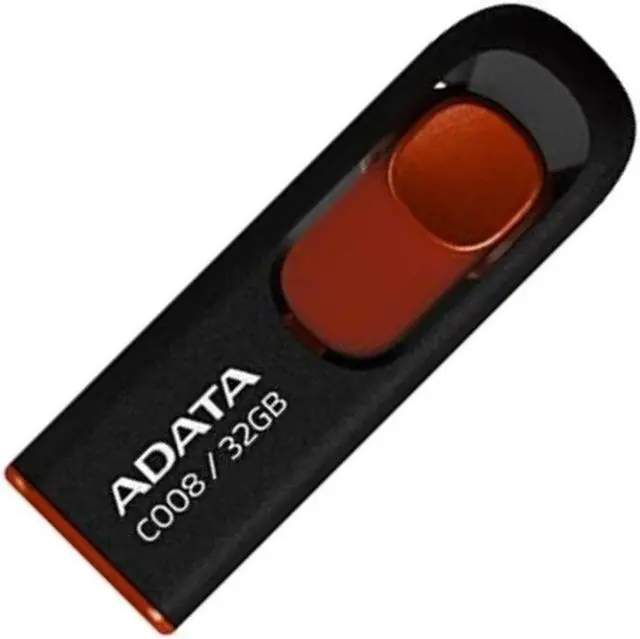 Alt view image 4 of 7 - ADATA 32GB USB 2.0 Retractable Capless Flash Drive (Red, 10-Pack)