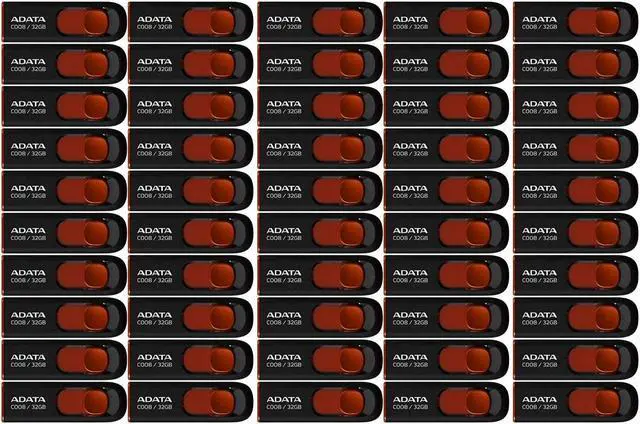 Main image of ADATA 32GB USB 2.0 Retractable Capless Flash Drive (Red)