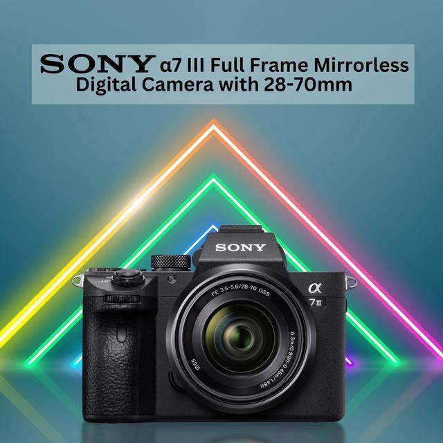 Alt view image 2 of 7 - Sony Alpha a7 III Full Frame Mirrorless Digital Camera with 28-70mm and AFA068S700 17-50mm Lenses