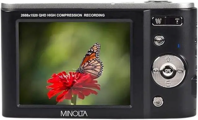 Alt view image 6 of 12 - MINOLTA MND20 44 MP / 2.7K Ultra HD Digital Camera (Black)