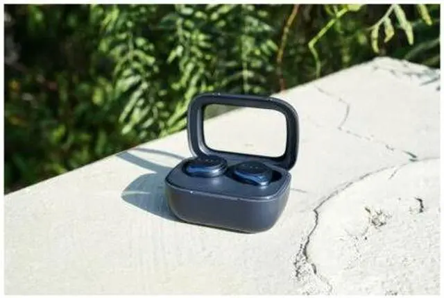 Alt view image 6 of 14 - Cleer ALLY Plus II Midnight Blue ALLYPLUS2BTMIBUS Adjustable Noise Cancelling Earbuds