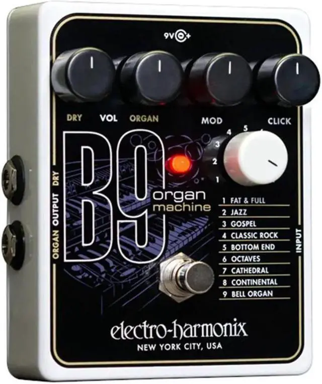 Alt view image 10 of 15 - Electro-Harmonix B9 Organ Machine Guitar Effect Pedal