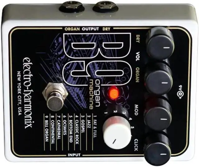 Alt view image 13 of 15 - Electro-Harmonix B9 Organ Machine Guitar Effect Pedal