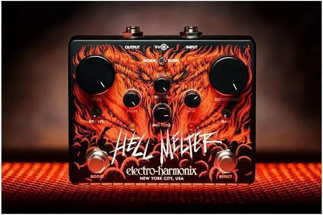 Alt view image 5 of 5 - Electro-Harmonix HELL MELTER Advanced Metal Distortion
