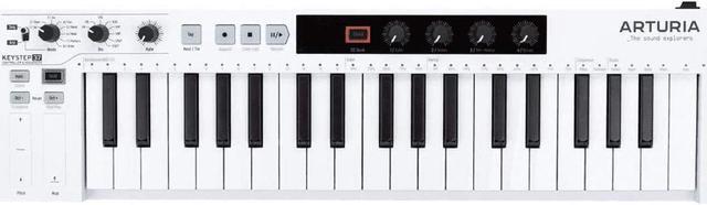 Alt view image 2 of 6 - Arturia KeyStep 37-Key Controller/Sequencer with Decksaver Cover and MIDI Cables