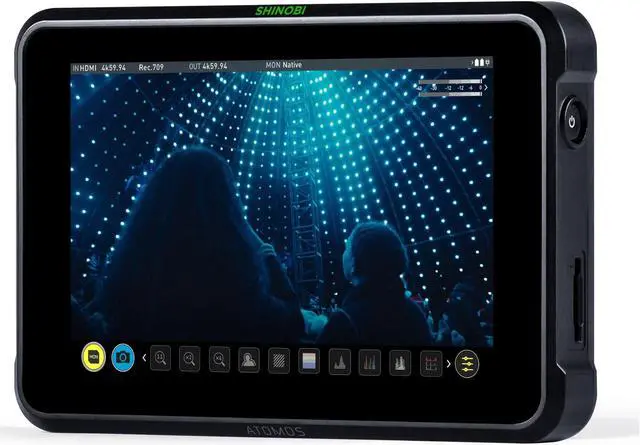 Alt view image 4 of 7 - Atomos Shinobi 7-Inch 4K HDMI HDR Photo and Video Monitor Bundle with Power Kit