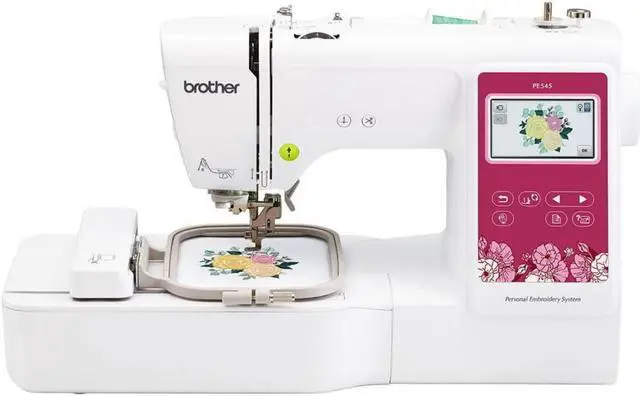 Alt view image 2 of 7 - Brother Elite PE545 3.7-Inch Touch Display Embroidery Machine with Sewing Bundle