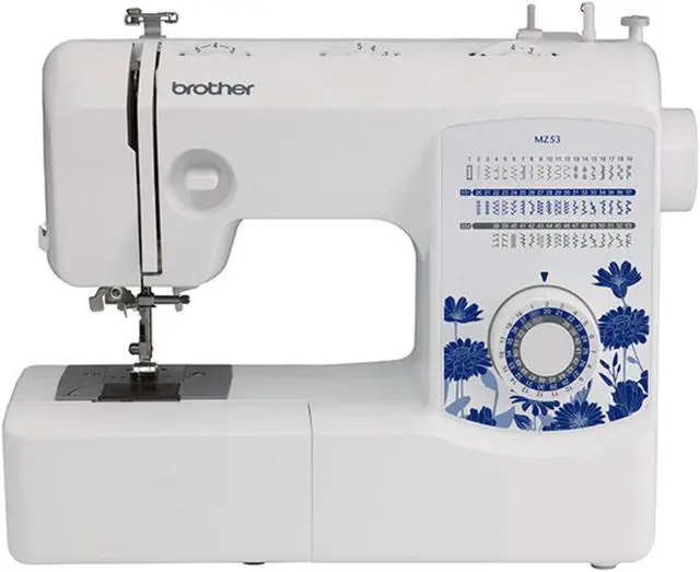 Alt view image 2 of 6 - Brother MZ53 53-Stitch Full-Size Sewing Machine (Certified Refurbished) Bundle