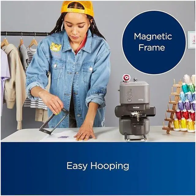 Alt view image 2 of 6 - Brother Magnetic SAMFP70 3 x 3-Inch Embroidery Frame