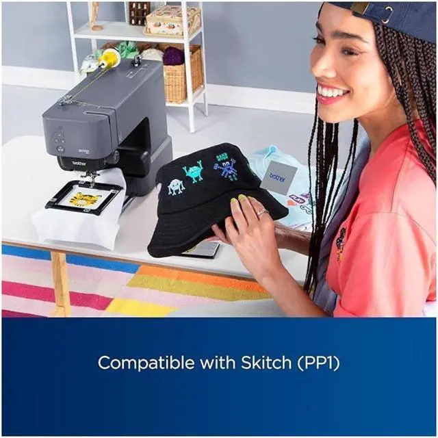 Alt view image 3 of 6 - Brother Magnetic SAMFP70 3 x 3-Inch Embroidery Frame