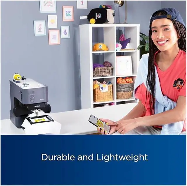 Alt view image 4 of 6 - Brother Magnetic SAMFP70 3 x 3-Inch Embroidery Frame