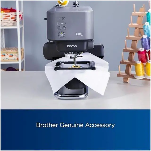 Alt view image 5 of 6 - Brother Magnetic SAMFP70 3 x 3-Inch Embroidery Frame