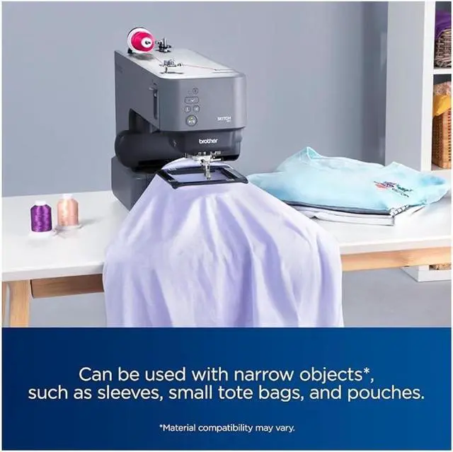 Alt view image 6 of 6 - Brother Magnetic SAMFP70 3 x 3-Inch Embroidery Frame