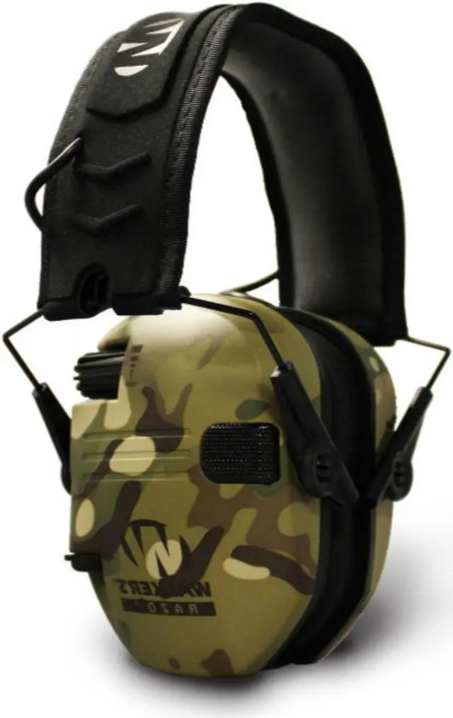 Alt view image 3 of 4 - Walker's Razor Slim Electronic Shooting Muffs 3-Pack (Multi Cam Camo Tan)