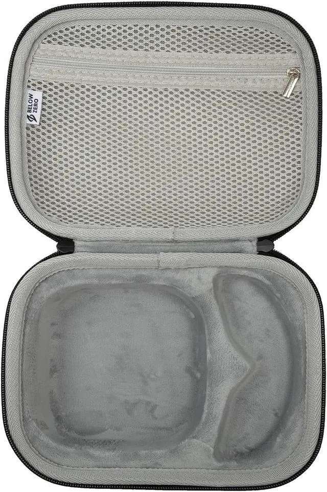 Alt view image 3 of 7 - Walker's Razor Slim Electronic Hearing Protection Muff (Camo Tan) with Safety Glasses Case Bundle