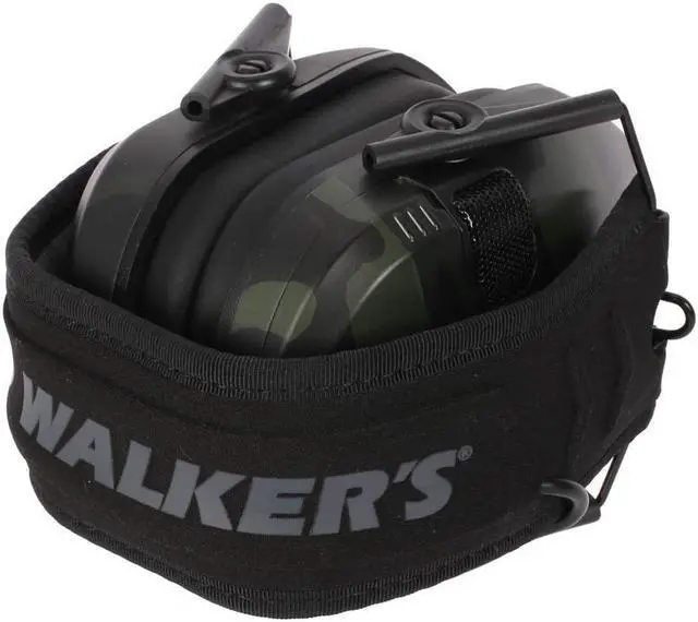 Alt view image 5 of 7 - Walker's Game Ear Razor Slim Electronic Lightweight Shooting Hunting Range Hearing Protection Muffs Glasses Bundle
