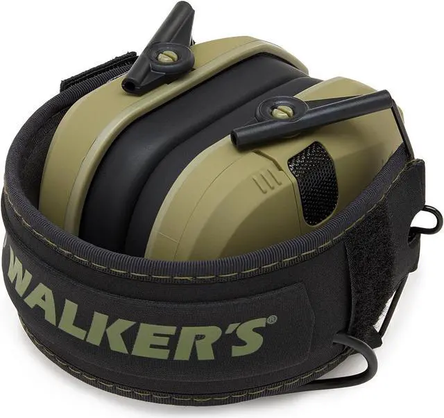 Alt view image 5 of 7 - Walker's Game Ear Razor Slim Electronic Lightweight Shooting Hunting Range Hearing Protection Muffs Glasses Bundle