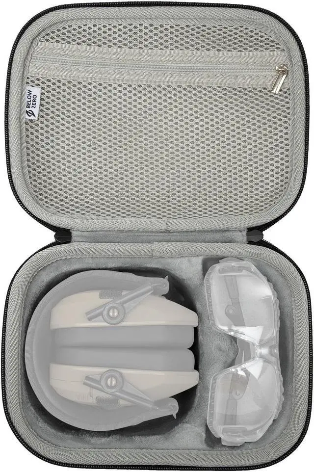 Alt view image 5 of 6 - Walker's Game Ear Razor Slim Electronic Lightweight Shooting Hunting Range Hearing Protection Muffs Glasses Bundle