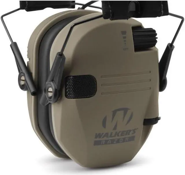 Alt view image 4 of 4 - Walker's Razor Slim Electronic Shooting Muffs 3-Pack (Flat Dark Earth FDE)
