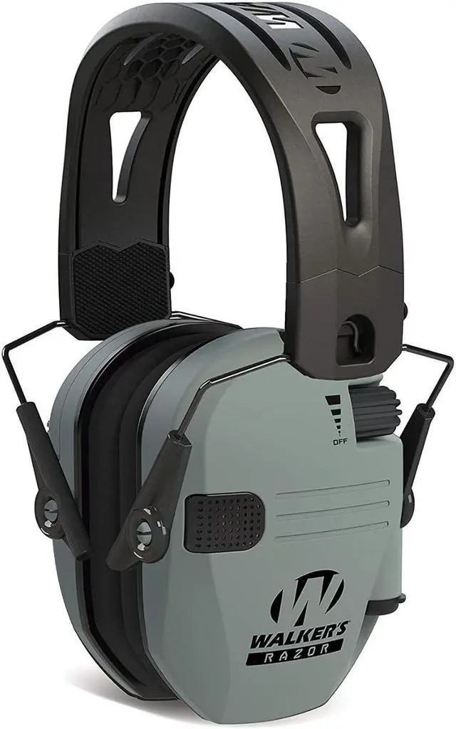 Alt view image 2 of 6 - Walker's Game Ear Razor Slim Electronic Lightweight Shooting Hunting Range Hearing Protection Muffs Glasses Bundle