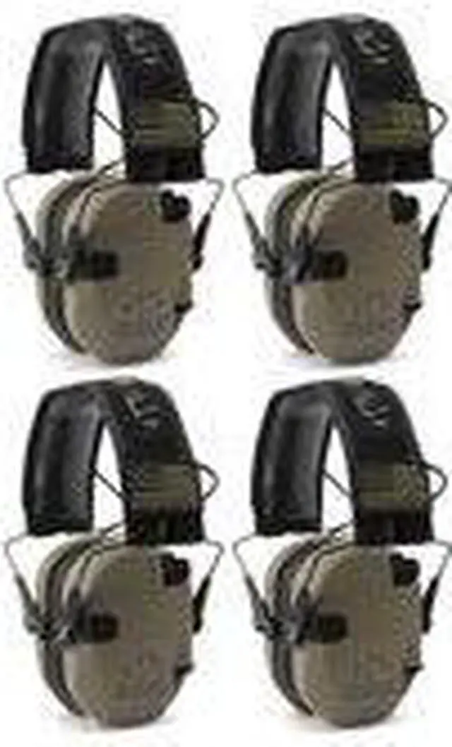 Alt view image 2 of 7 - Walker's Razor Slim Electronic Shooting Muffs 4-Pack, Flat Dark Earth FDE