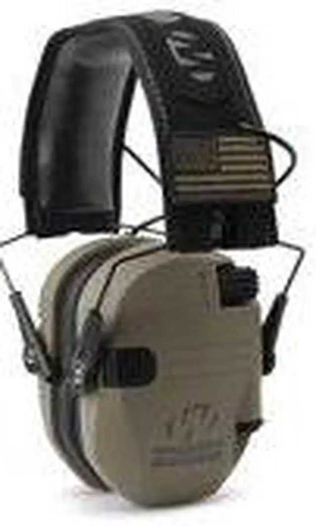 Alt view image 7 of 7 - Walker's Razor Slim Electronic Shooting Muffs 4-Pack, Flat Dark Earth FDE