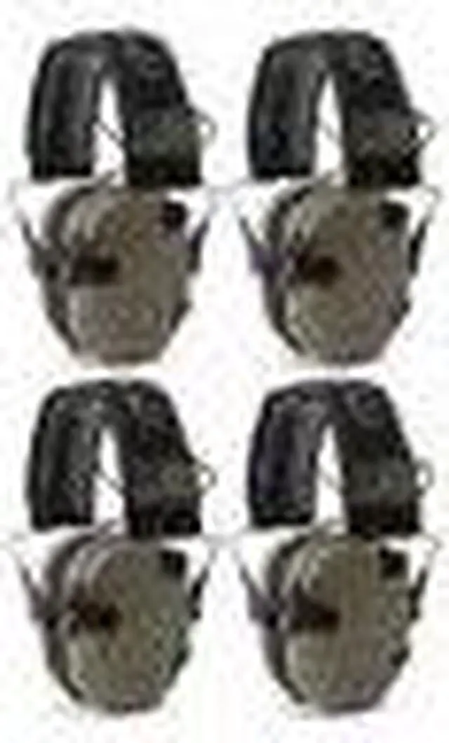 Alt view image 3 of 7 - Walker's Razor Slim Electronic Shooting Muffs 4-Pack, Flat Dark Earth FDE