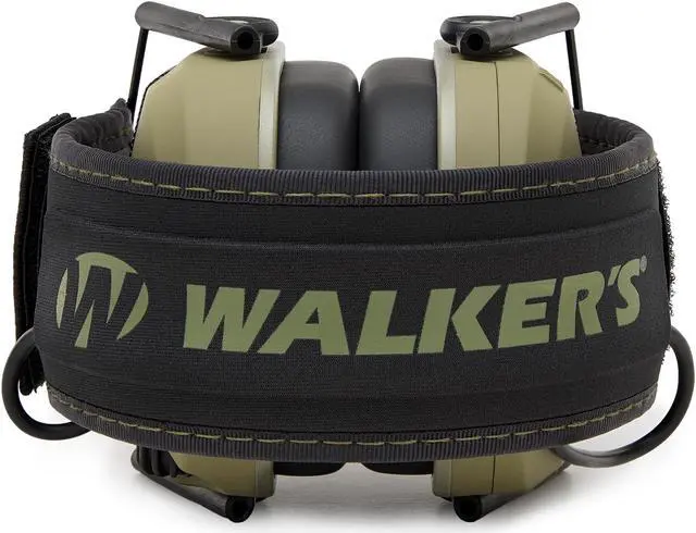 Alt view image 6 of 7 - Walker's Razor Slim Ultra Low Profile Compact Design Earmuffs (Green) 10-Pack