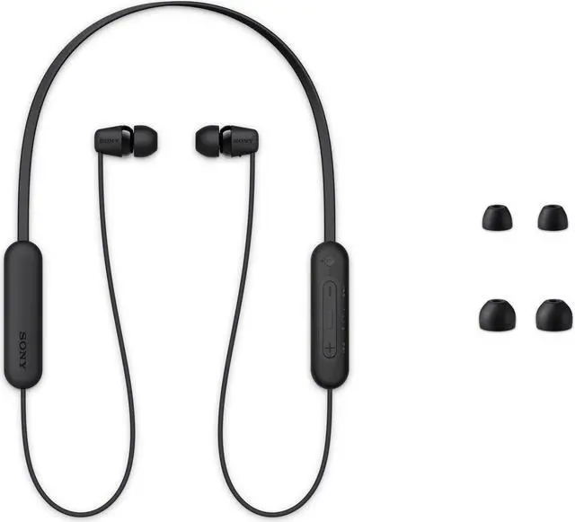 Alt view image 12 of 13 - Sony WI-C100 Wireless In-Ear Headphones - Blue