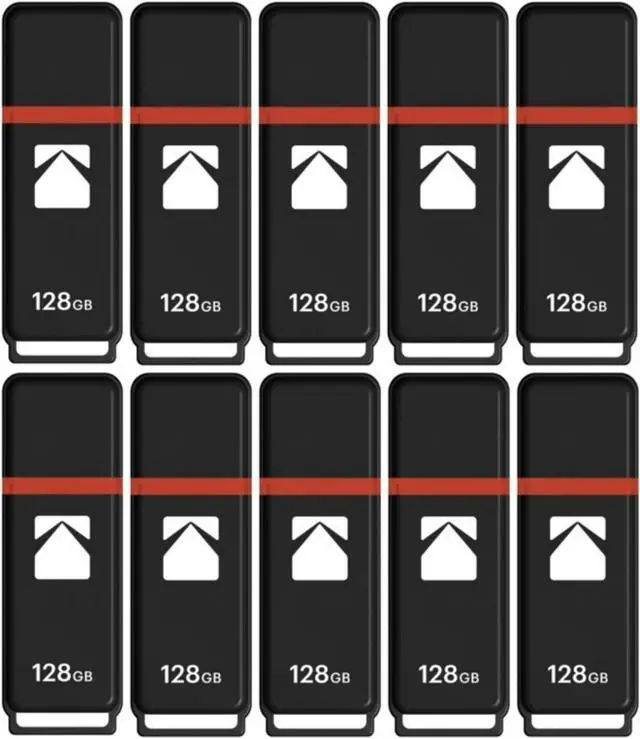Main image of Kodak USB2.0 K100 128GB Flash Drive (10-pack)