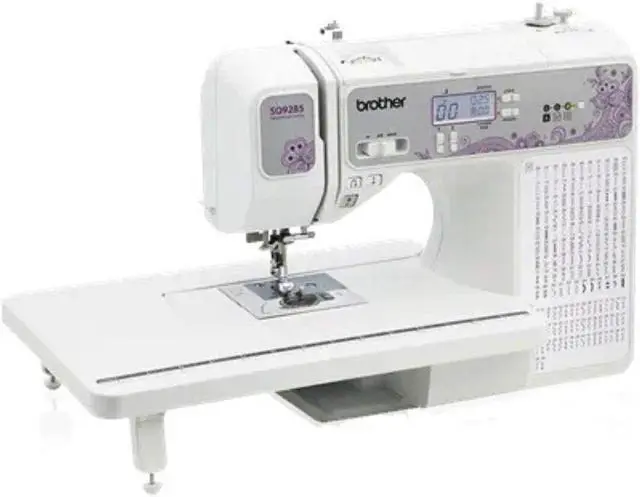 Alt view image 3 of 6 - Brother SQ9285 Computerized Sewing and Quilting Machine with Wide Table, Certified Refurbished