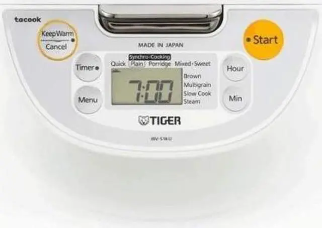 Alt view image 6 of 7 - Tiger 10 Cups Microcomputer Rice Cooker/Warmer/Slow Cooker