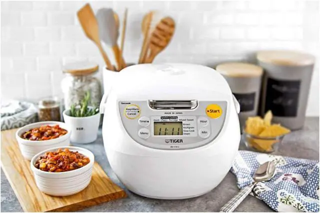 Alt view image 7 of 7 - Tiger 10 Cups Microcomputer Rice Cooker/Warmer/Slow Cooker
