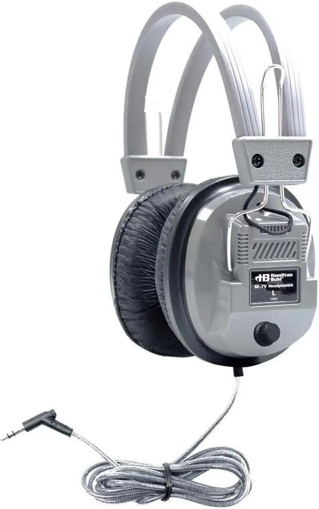 Main image of Hamilton Buhl SC-7V SchoolMate Deluxe Stereo Headphones with Volume Control