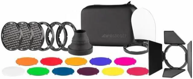 Alt view image 3 of 7 - Westcott FJ80-SE S 80Ws Speedlight for Sony Cameras with Creative Pack Bundle