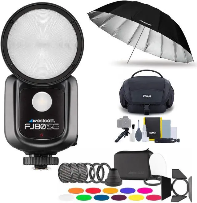 Main image of Westcott FJ80-SE S 80Ws Speedlight for Sony Cameras with Creative Pack Bundle