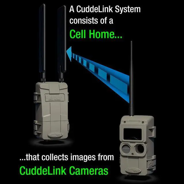 Alt view image 2 of 7 - Cuddeback CuddeLink Wireless, Low-Glow Black Flash LED Camera with Cuddeback CuddeLink Cell Home