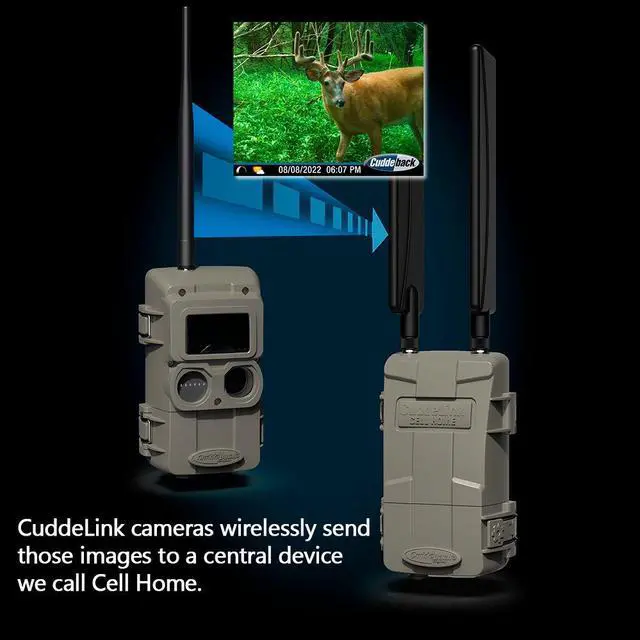 Alt view image 4 of 7 - Cuddeback CuddeLink Wireless, Low-Glow Black Flash LED Camera with Cuddeback CuddeLink Cell Home