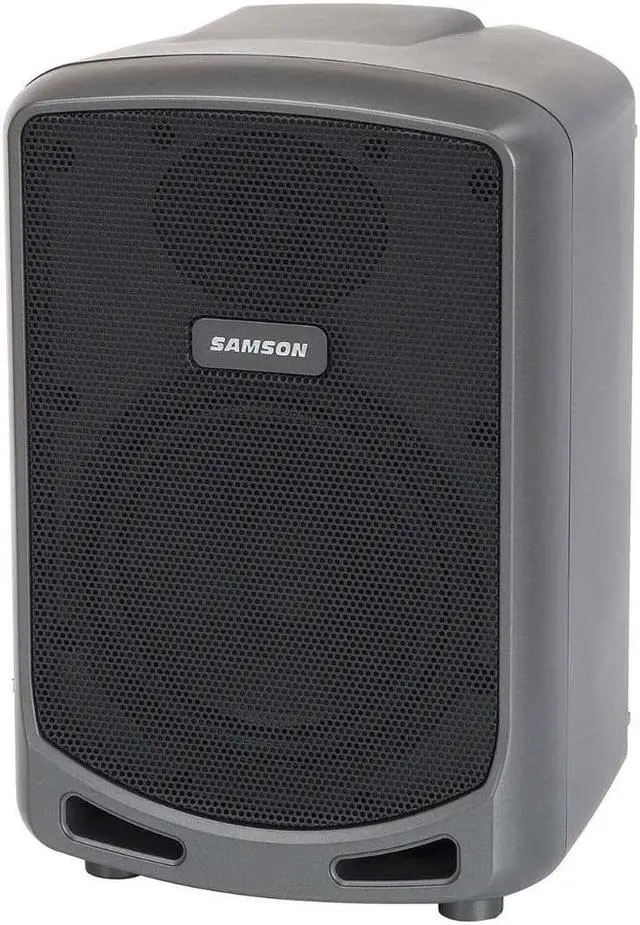 Alt view image 9 of 16 - Samson Expedition Express+ 6" 2-Way 75W Portable PA System with Wired Microphone