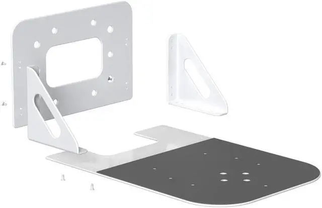 Alt view image 6 of 6 - BZBGear Universal PTZ Camera Wall Mount Bracket (White)